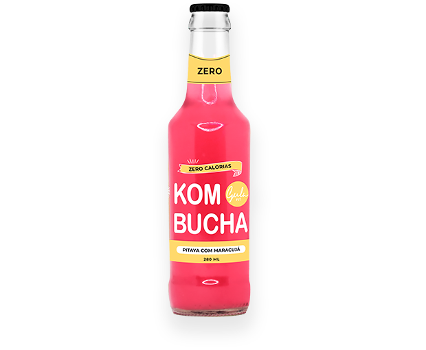 KOMBUCHA PITAYA E MARACUJÁ - 280ML