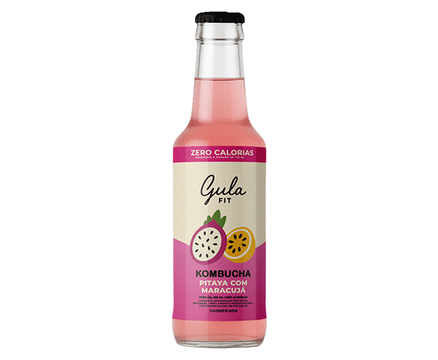 KOMBUCHA PITAYA E MARACUJÁ - 280ML