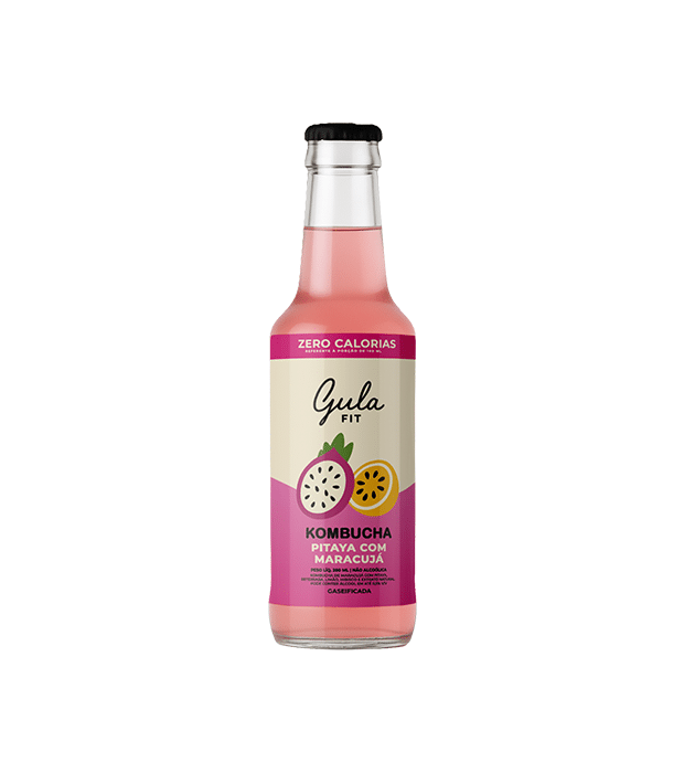 KOMBUCHA PITAYA E MARACUJÁ - 280ML