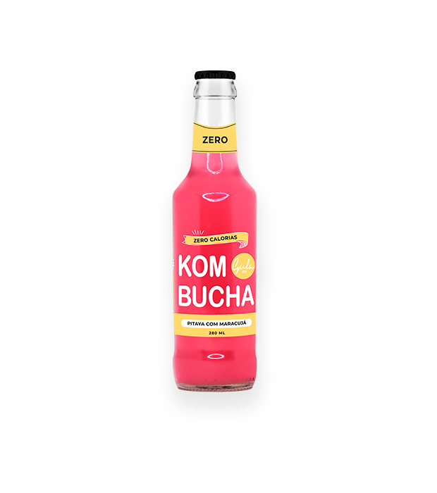 KOMBUCHA PITAYA E MARACUJÁ - 280ML