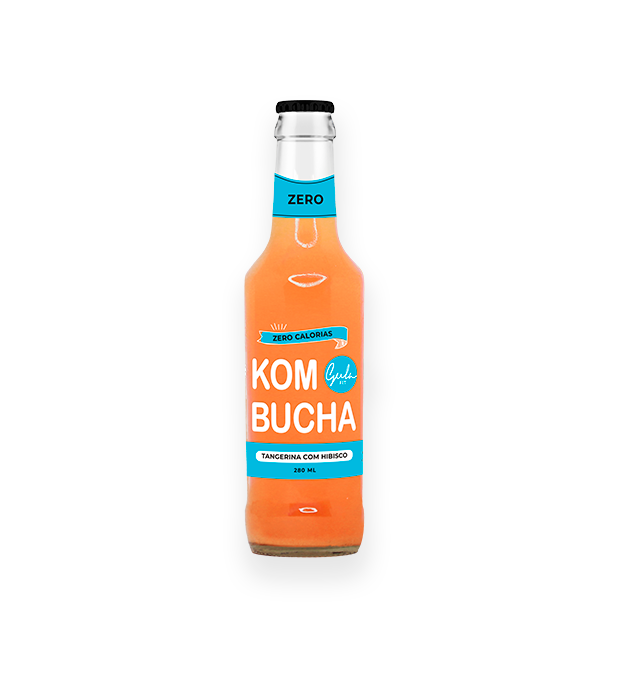 KOMBUCHA TANGERINA E HIBISCO - 280ML