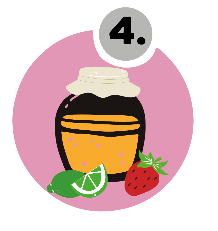 Saborizamos com frutas