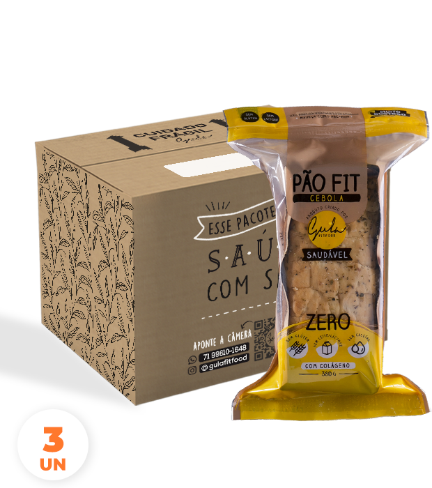 COMBO 3 PÃES DE CEBOLA- 380G