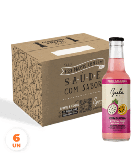 COMBO 6 KOMBUCHAS PITAYA E MARACUJÁ - 280ML