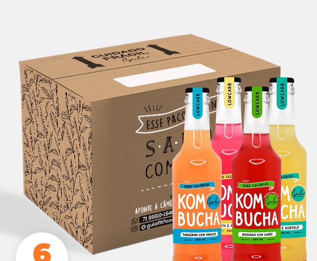 CX 6 UNDS KOMBUCHA MISTA - 280 ML