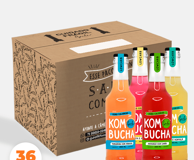 CX 36 UNDS KOMBUCHA MISTA - 280 ML