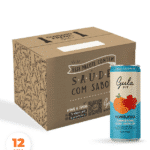 COMBO 12 LATAS KOMBUCHAS TANGERINA COM HIBISCO - 269ML