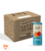 COMBO 24 LATAS KOMBUCHAS TANGERINA COM HIBISCO - 269ML