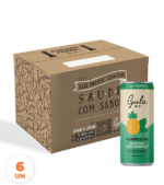 COMBO 06 LATAS KOMBUCHAS ABACAXI COM HORTELÃ - 269ML